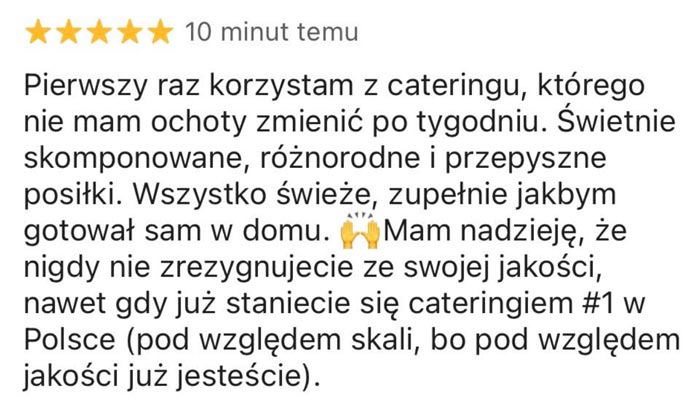 opinia o food harmony catering