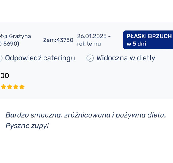 dieta plaski brzuch food harmony catering opinie