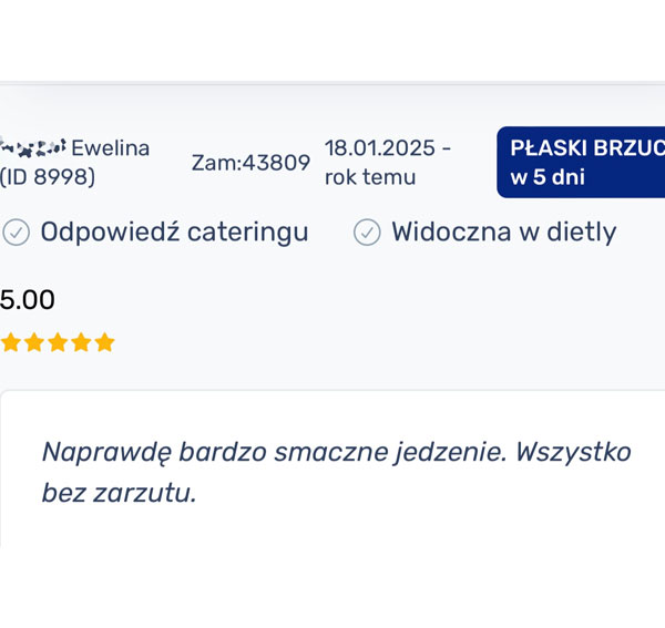 dieta plaski brzuch food harmony catering opinie