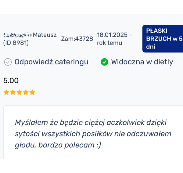dieta plaski brzuch food harmony catering opinie