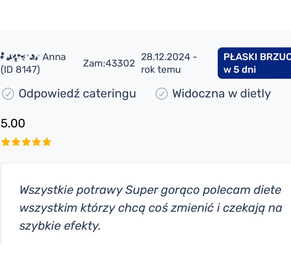 dieta plaski brzuch food harmony catering opinie