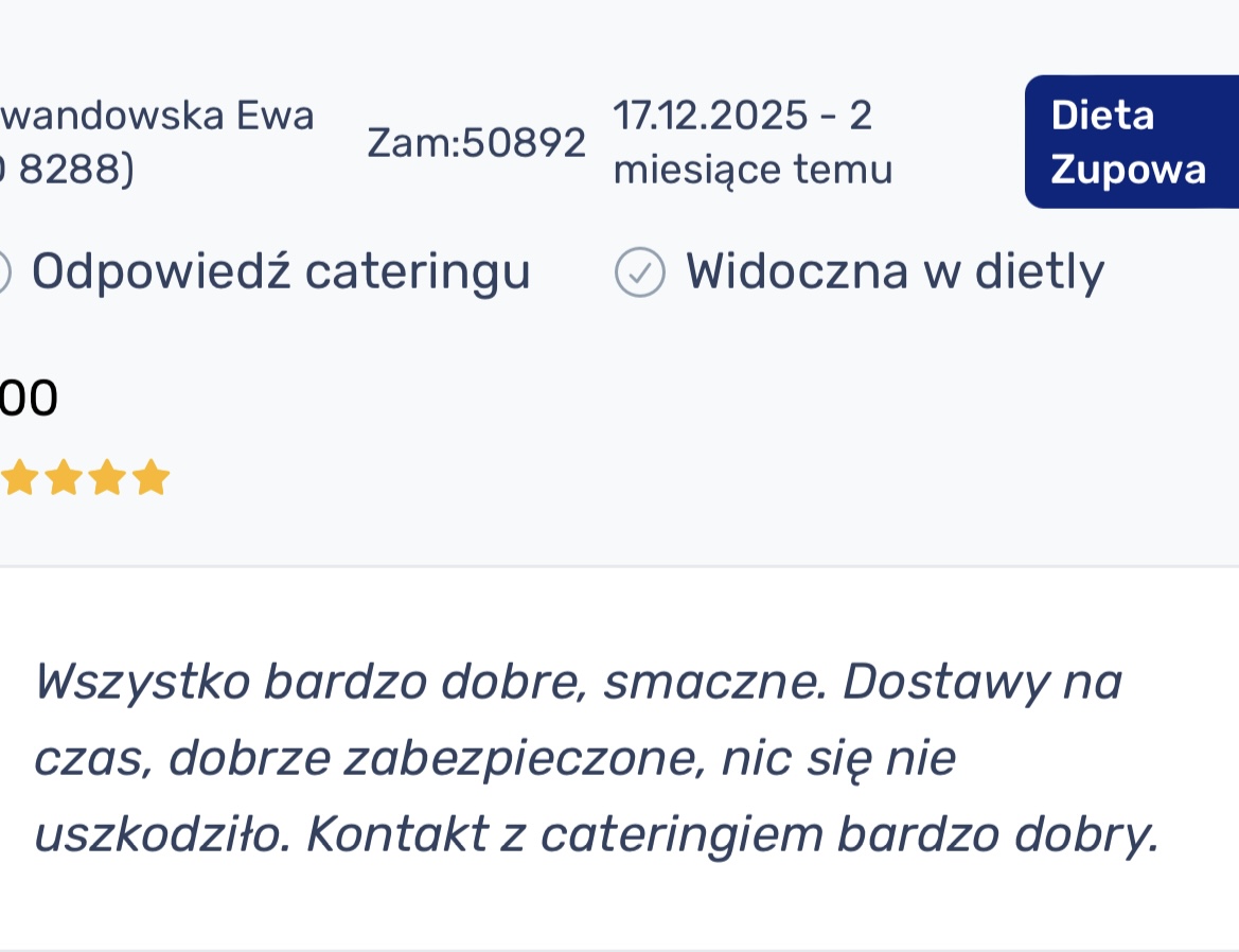 dieta zupowa food harmony catering opinie