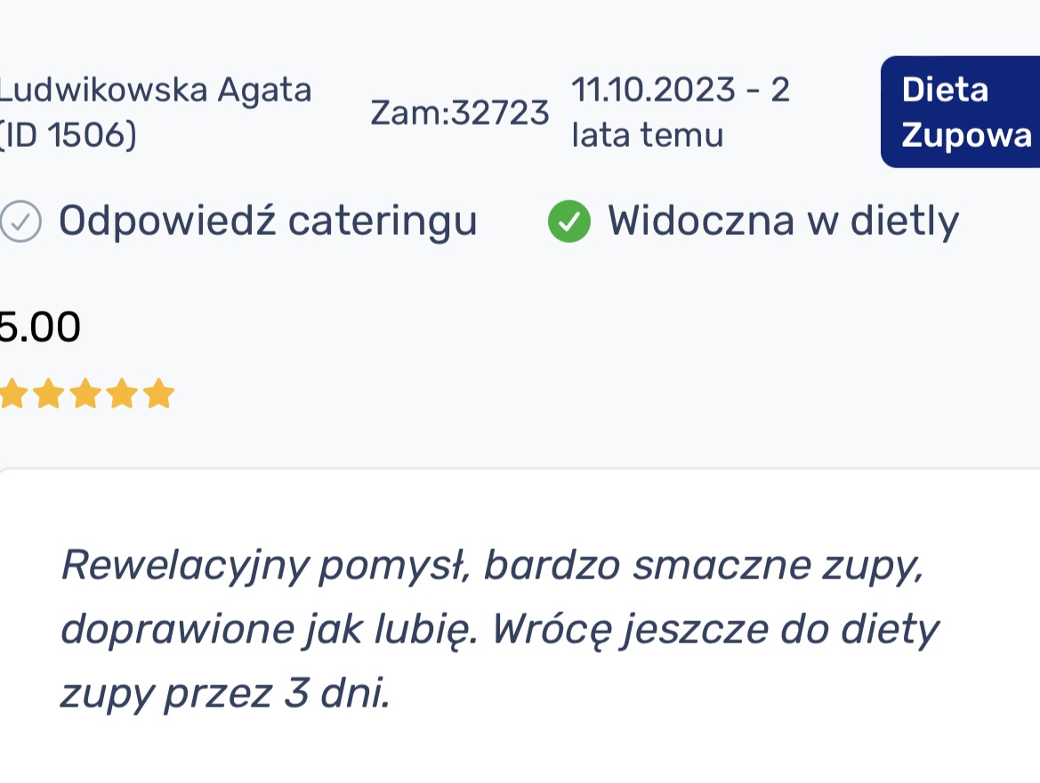 dieta zupowa food harmony catering opinie