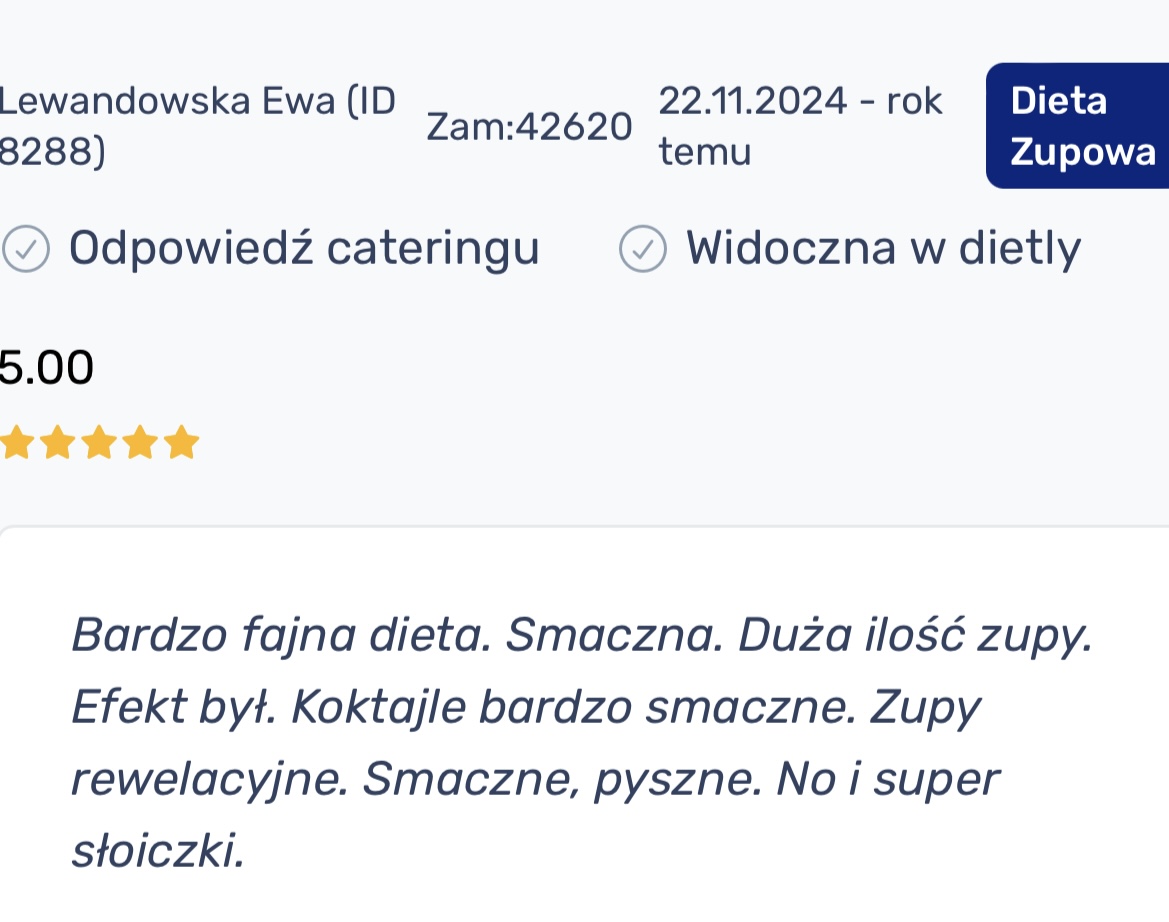 dieta zupowa food harmony catering opinie
