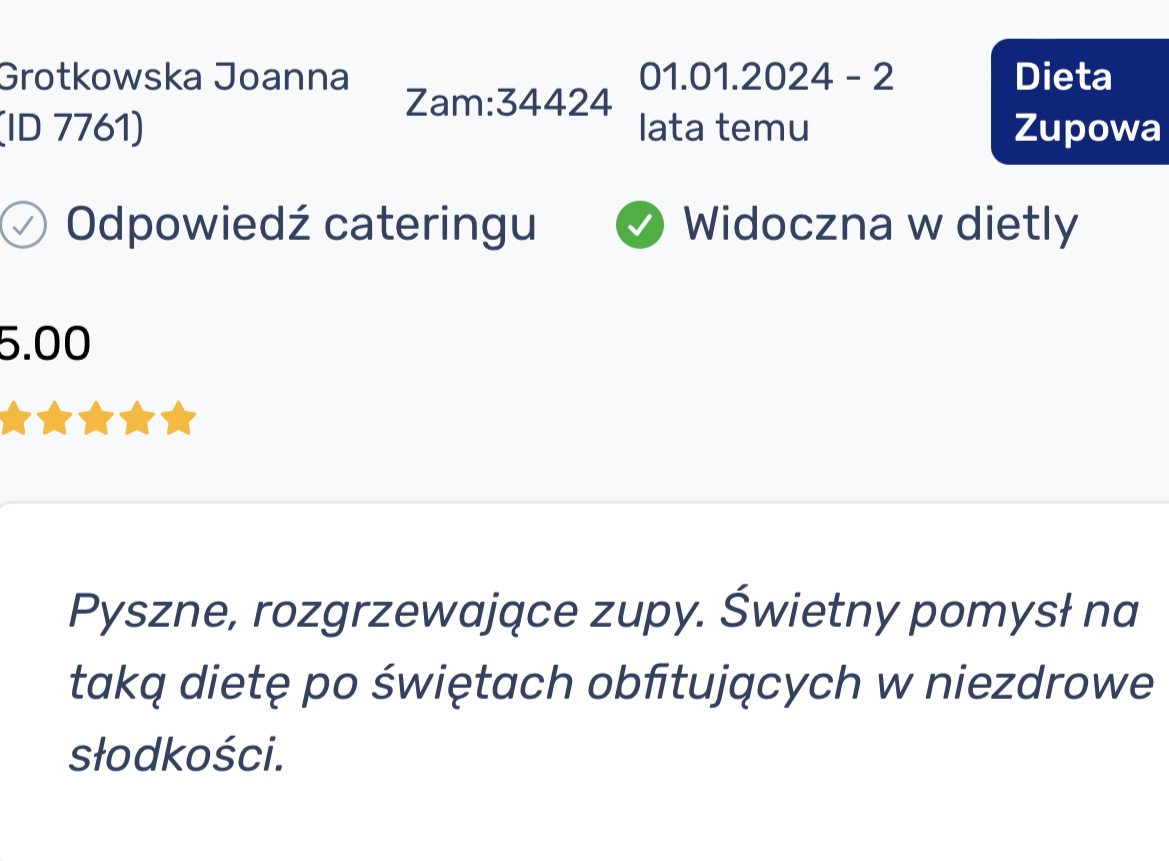 dieta zupowa food harmony catering opinie