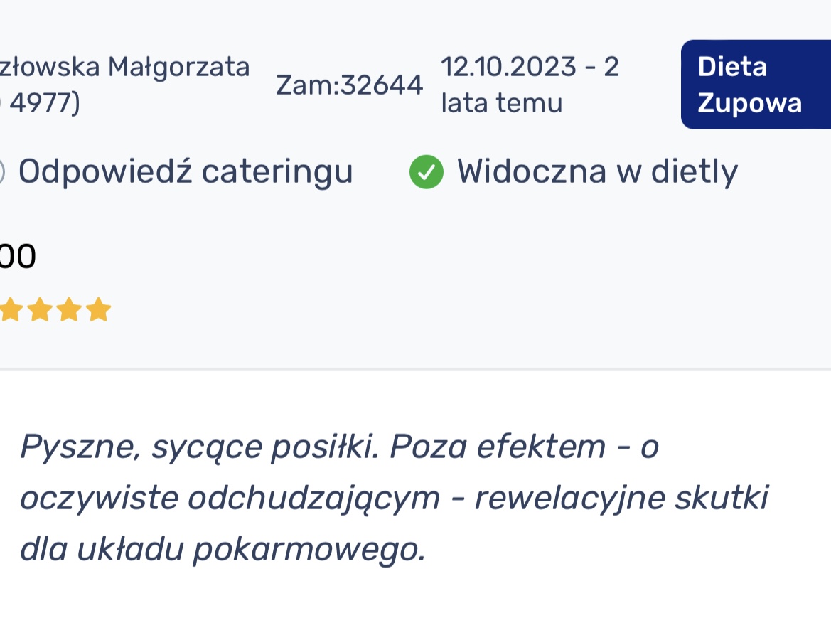 dieta zupowa food harmony catering opinie
